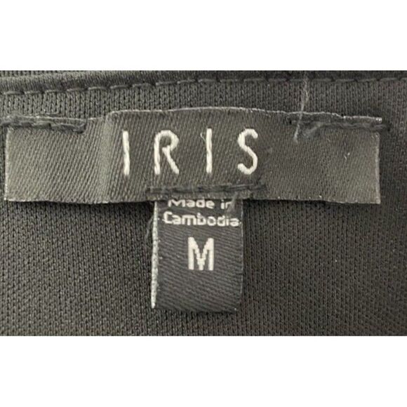 Iris Y2K Mini Bodycon Dress Black Gwen Stefani Alphabet All over Print Medium - Picture 4 of 4